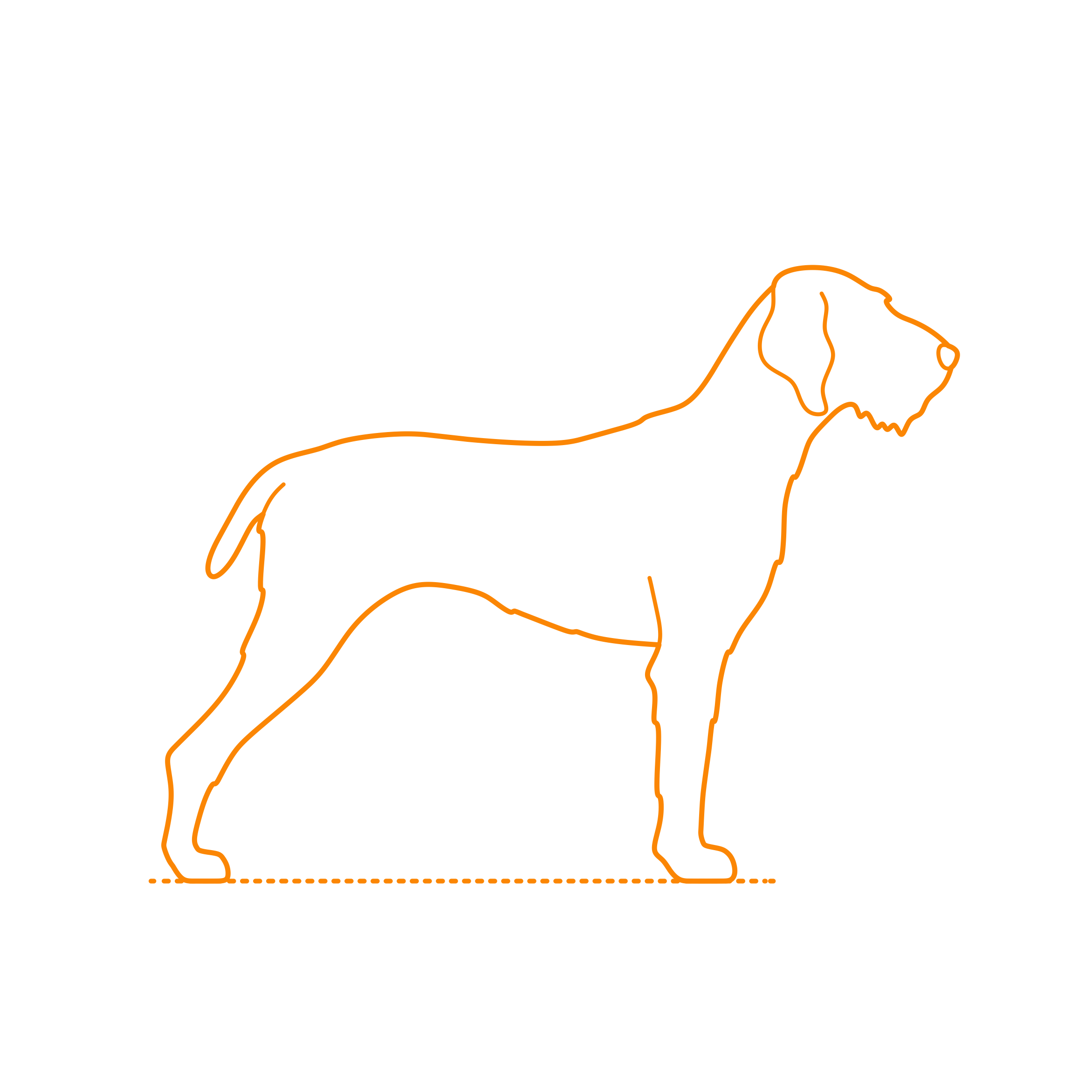 Animals Dogs Slovakian Wirehaired Pointer Sketch Style Svg Vector Free Vectors